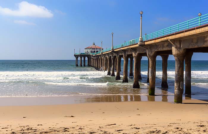 taxi a muelle de manhattan beach