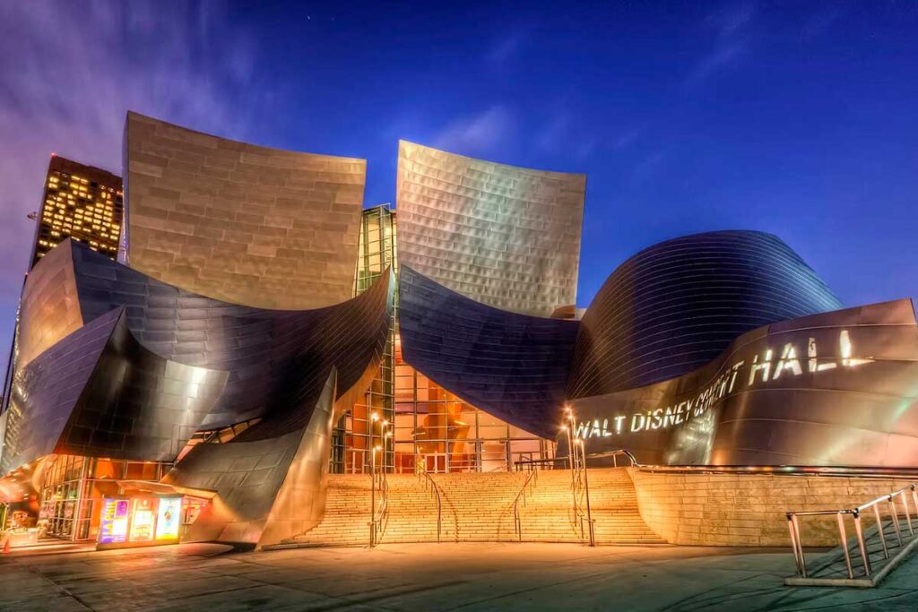 taxi para el walt disney concert hall