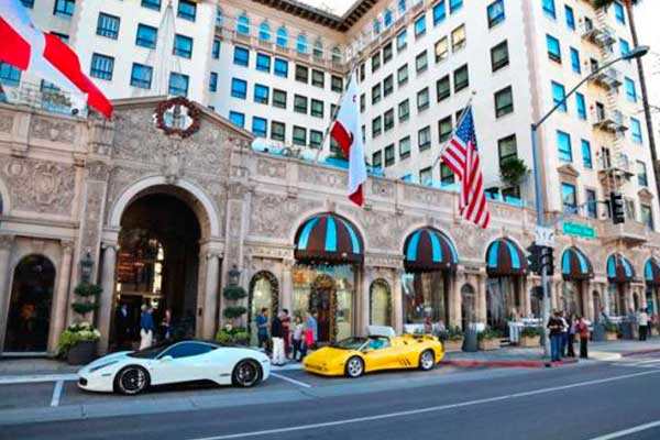 taxi a club  en sunset strip